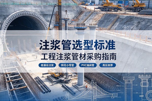 南城注浆管选型标准