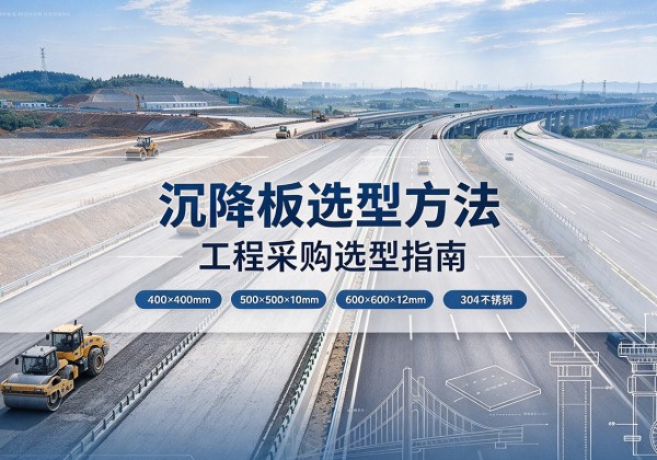 南城沉降板选择方法