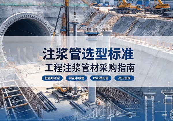 南城注浆管选型标准